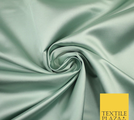 28 COLOURS Luxury Plain Smooth Dull Matt Duchess Bridal Satin Fabric Dress 58"
