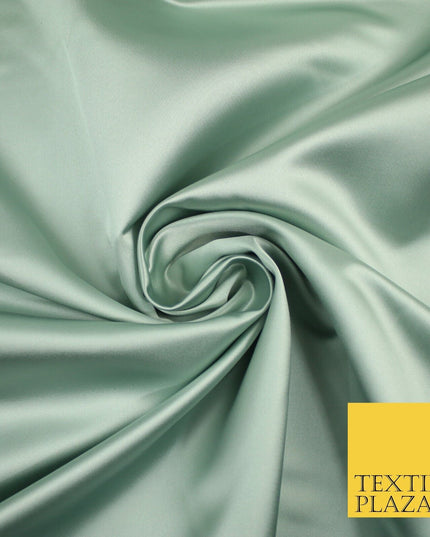 28 COLOURS Luxury Plain Smooth Dull Matt Duchess Bridal Satin Fabric Dress 58"