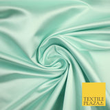 28 COLOURS Luxury Plain Smooth Dull Matt Duchess Bridal Satin Fabric Dress 58"