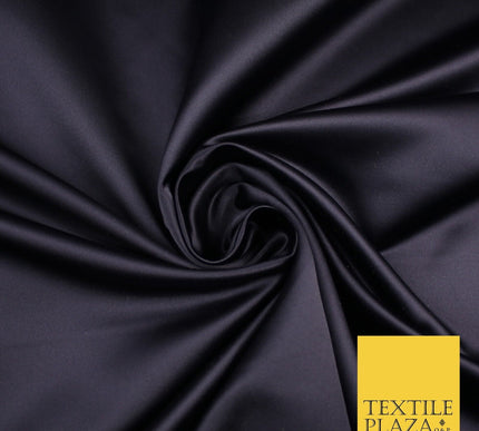 28 COLOURS Luxury Plain Smooth Dull Matt Duchess Bridal Satin Fabric Dress 58"