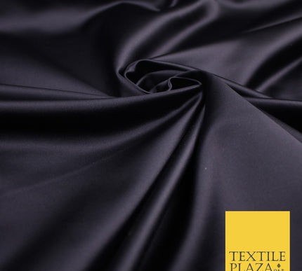 28 COLOURS Luxury Plain Smooth Dull Matt Duchess Bridal Satin Fabric Dress 58"