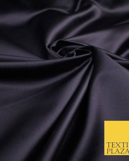 28 COLOURS Luxury Plain Smooth Dull Matt Duchess Bridal Satin Fabric Dress 58"