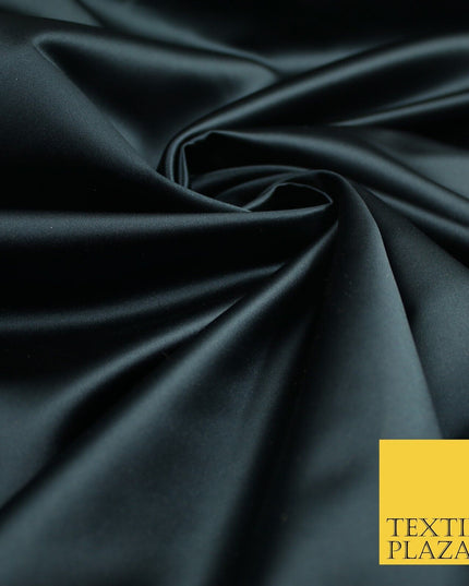 28 COLOURS Luxury Plain Smooth Dull Matt Duchess Bridal Satin Fabric Dress 58"