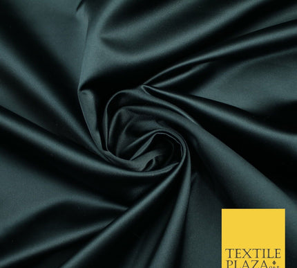 28 COLOURS Luxury Plain Smooth Dull Matt Duchess Bridal Satin Fabric Dress 58"