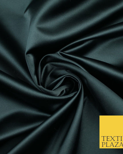 28 COLOURS Luxury Plain Smooth Dull Matt Duchess Bridal Satin Fabric Dress 58"