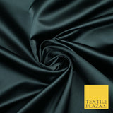28 COLOURS Luxury Plain Smooth Dull Matt Duchess Bridal Satin Fabric Dress 58"