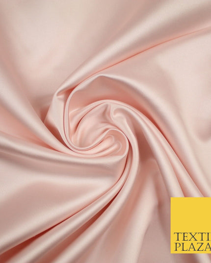 28 COLOURS Luxury Plain Smooth Dull Matt Duchess Bridal Satin Fabric Dress 58"