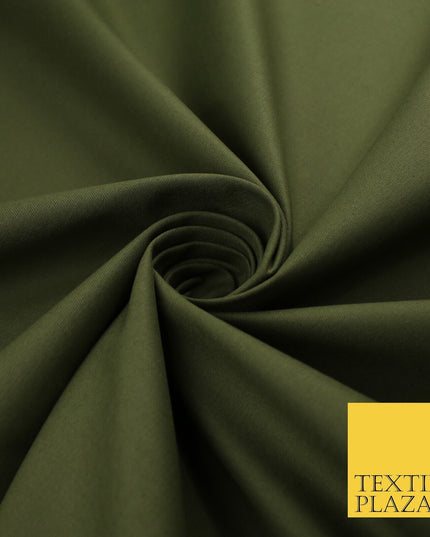 16 COLOURS - 100% Cotton Drill Fabric Twill Upholstery Uniform Workwear Craft