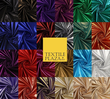 24 COLOURS - Metallic Two Tone Lame Fabric Shiny Mirror Foil Dancewear Costume