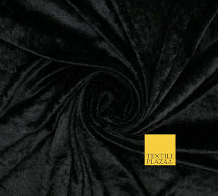 25 COLOURS - Crushed Velvet Stretch Fabric Material Backdrop Cushions Curtains