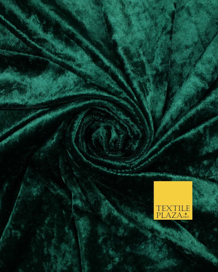 25 COLOURS - Crushed Velvet Stretch Fabric Material Backdrop Cushions Curtains