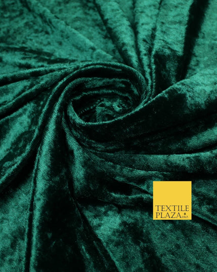 25 COLOURS - Crushed Velvet Stretch Fabric Material Backdrop Cushions Curtains