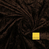 25 COLOURS - Crushed Velvet Stretch Fabric Material Backdrop Cushions Curtains