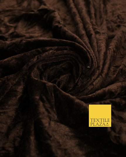 25 COLOURS - Crushed Velvet Stretch Fabric Material Backdrop Cushions Curtains