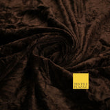 25 COLOURS - Crushed Velvet Stretch Fabric Material Backdrop Cushions Curtains