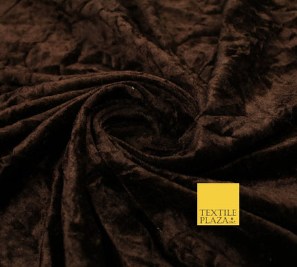 25 COLOURS - Crushed Velvet Stretch Fabric Material Backdrop Cushions Curtains