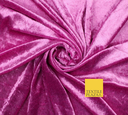 25 COLOURS - Crushed Velvet Stretch Fabric Material Backdrop Cushions Curtains