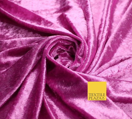 25 COLOURS - Crushed Velvet Stretch Fabric Material Backdrop Cushions Curtains