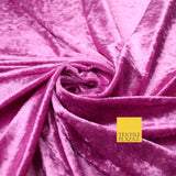 25 COLOURS - Crushed Velvet Stretch Fabric Material Backdrop Cushions Curtains