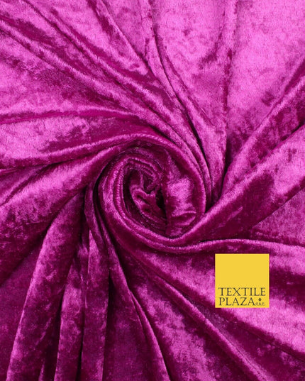 25 COLOURS - Crushed Velvet Stretch Fabric Material Backdrop Cushions Curtains