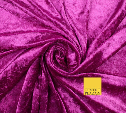 25 COLOURS - Crushed Velvet Stretch Fabric Material Backdrop Cushions Curtains