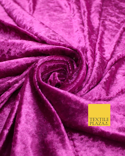 25 COLOURS - Crushed Velvet Stretch Fabric Material Backdrop Cushions Curtains