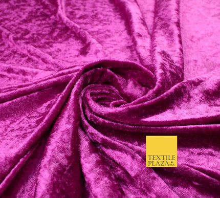25 COLOURS - Crushed Velvet Stretch Fabric Material Backdrop Cushions Curtains
