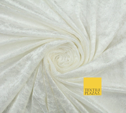 25 COLOURS - Crushed Velvet Stretch Fabric Material Backdrop Cushions Curtains