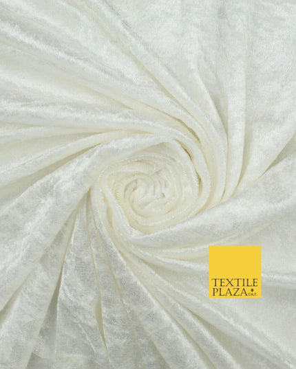 25 COLOURS - Crushed Velvet Stretch Fabric Material Backdrop Cushions Curtains