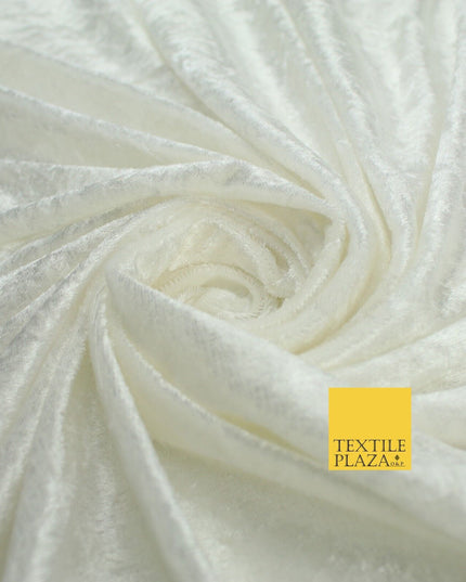 25 COLOURS - Crushed Velvet Stretch Fabric Material Backdrop Cushions Curtains