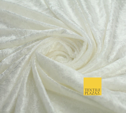 25 COLOURS - Crushed Velvet Stretch Fabric Material Backdrop Cushions Curtains