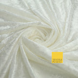 25 COLOURS - Crushed Velvet Stretch Fabric Material Backdrop Cushions Curtains