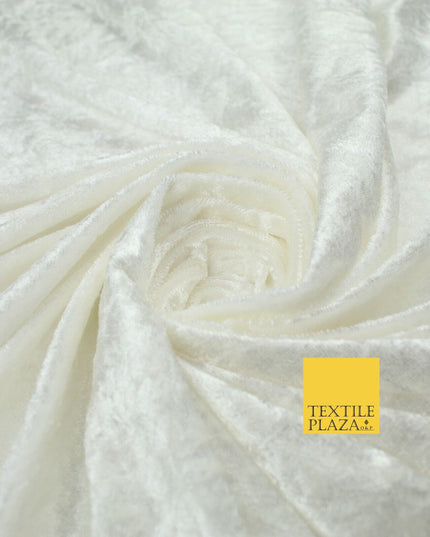 25 COLOURS - Crushed Velvet Stretch Fabric Material Backdrop Cushions Curtains