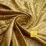 25 COLOURS - Crushed Velvet Stretch Fabric Material Backdrop Cushions Curtains
