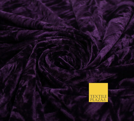 25 COLOURS - Crushed Velvet Stretch Fabric Material Backdrop Cushions Curtains