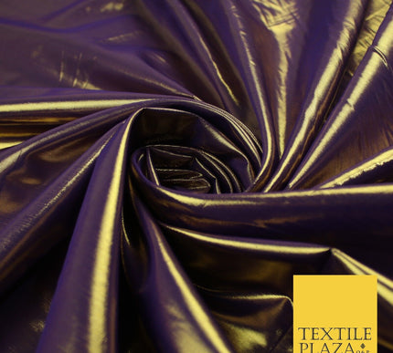 24 COLOURS - Metallic Two Tone Lame Fabric Shiny Mirror Foil Dancewear Costume