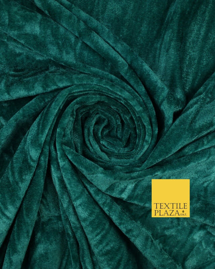 25 COLOURS - Crushed Velvet Stretch Fabric Material Backdrop Cushions Curtains