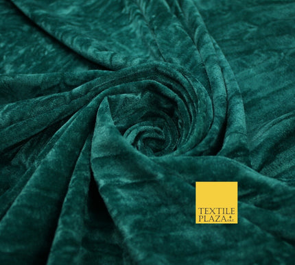 25 COLOURS - Crushed Velvet Stretch Fabric Material Backdrop Cushions Curtains