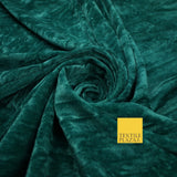 25 COLOURS - Crushed Velvet Stretch Fabric Material Backdrop Cushions Curtains