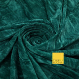 25 COLOURS - Crushed Velvet Stretch Fabric Material Backdrop Cushions Curtains