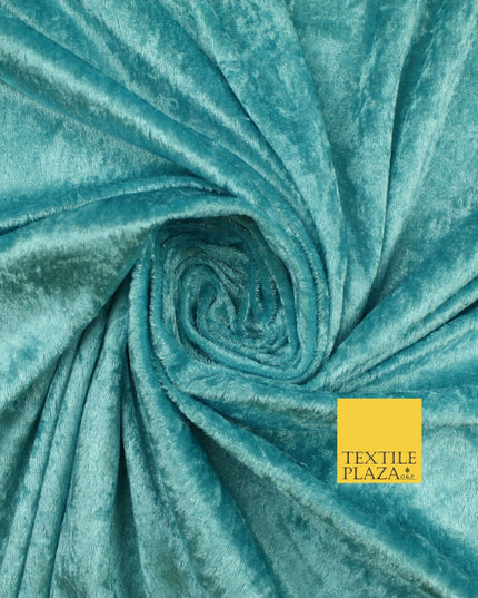 25 COLOURS - Crushed Velvet Stretch Fabric Material Backdrop Cushions Curtains