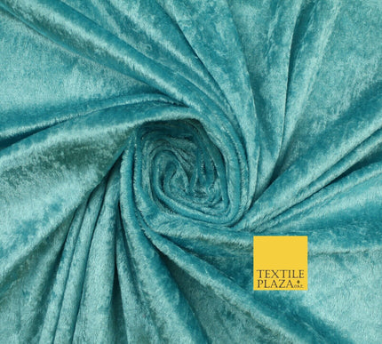 25 COLOURS - Crushed Velvet Stretch Fabric Material Backdrop Cushions Curtains