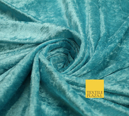 25 COLOURS - Crushed Velvet Stretch Fabric Material Backdrop Cushions Curtains