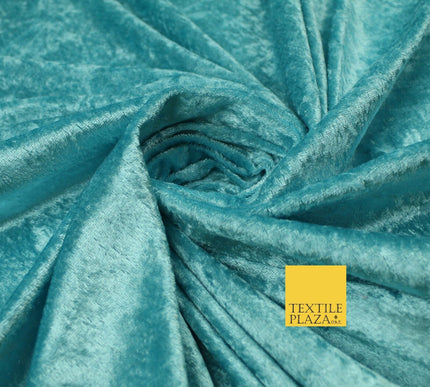 25 COLOURS - Crushed Velvet Stretch Fabric Material Backdrop Cushions Curtains