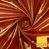 24 COLOURS - Metallic Two Tone Lame Fabric Shiny Mirror Foil Dancewear Costume