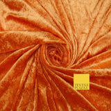 25 COLOURS - Crushed Velvet Stretch Fabric Material Backdrop Cushions Curtains