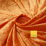 25 COLOURS - Crushed Velvet Stretch Fabric Material Backdrop Cushions Curtains