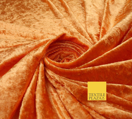 25 COLOURS - Crushed Velvet Stretch Fabric Material Backdrop Cushions Curtains