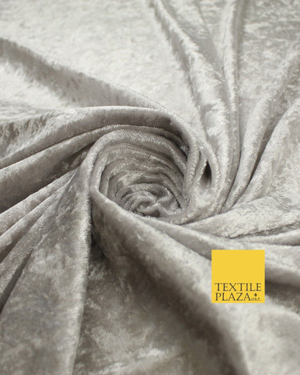 25 COLOURS - Crushed Velvet Stretch Fabric Material Backdrop Cushions Curtains