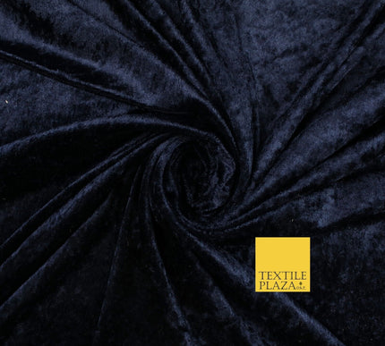 25 COLOURS - Crushed Velvet Stretch Fabric Material Backdrop Cushions Curtains